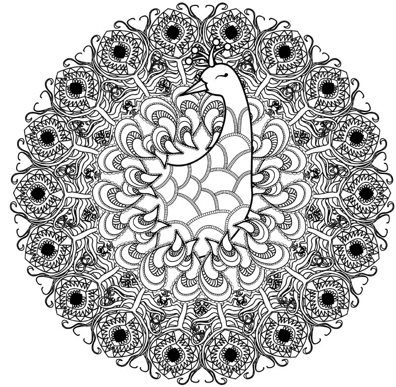 Coloring Animal Mandalas - photo 3