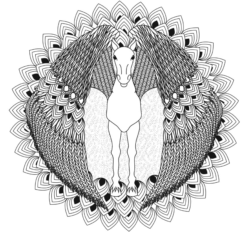 Coloring Animal Mandalas - photo 23