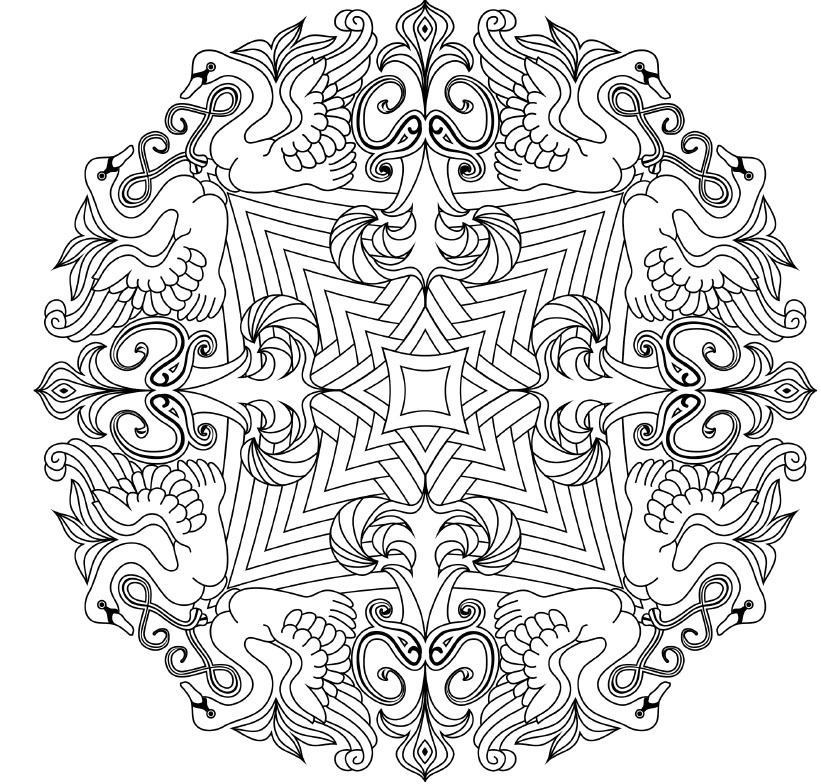 Coloring Animal Mandalas - photo 25