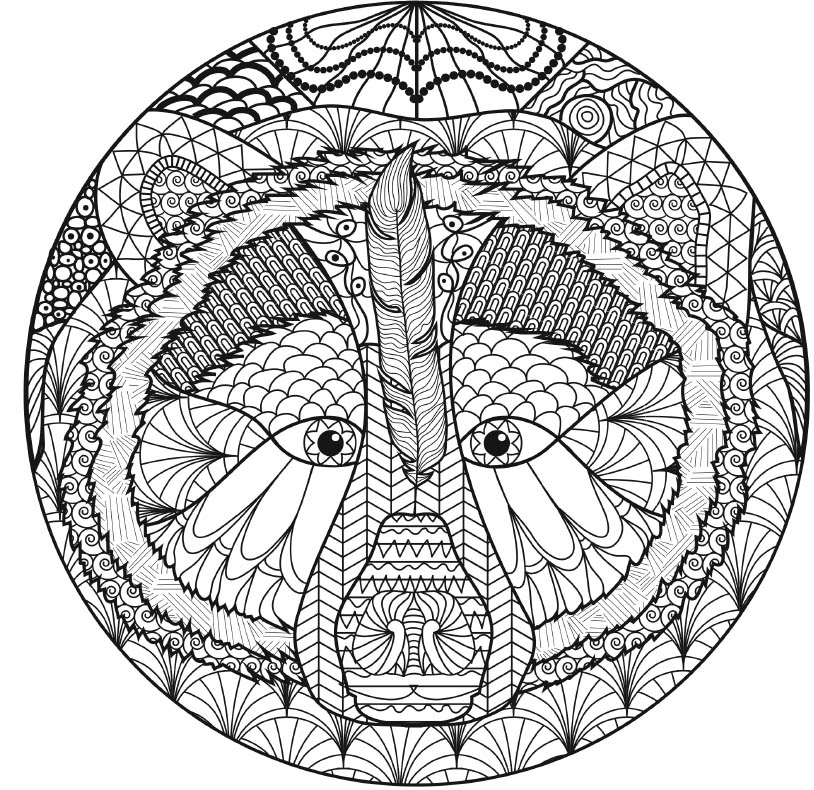 Coloring Animal Mandalas - photo 29