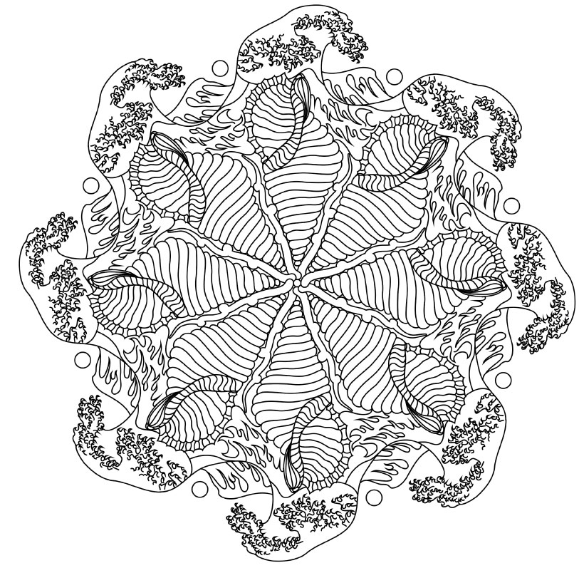 Coloring Animal Mandalas - photo 5