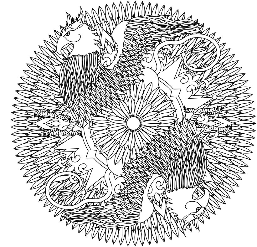 Coloring Animal Mandalas - photo 43