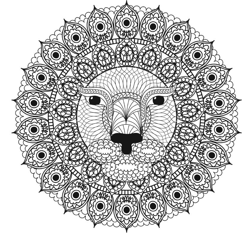 Coloring Animal Mandalas - photo 49