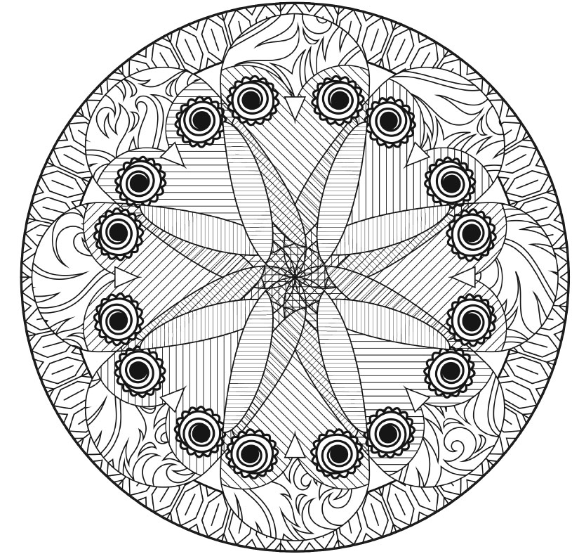 Coloring Animal Mandalas - photo 57