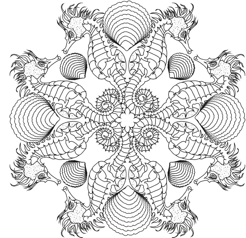 Coloring Animal Mandalas - photo 59