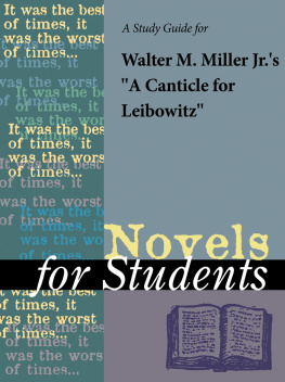 Gale - A Study Guide for Walter M. Miller Jr.s A Canticle For Leibowitz