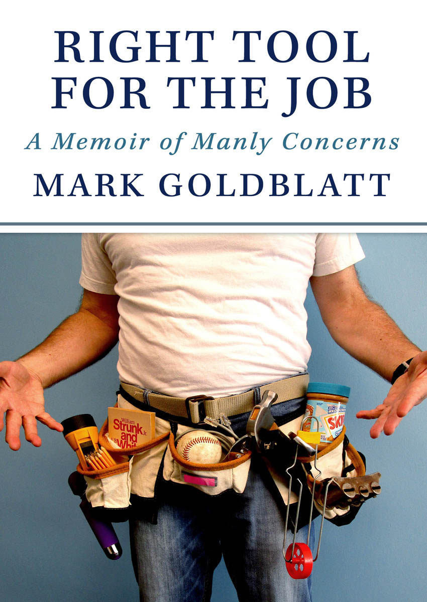 Right Tool for the Job A Memoir of Manly Concerns Mark Goldblatt Also - photo 1