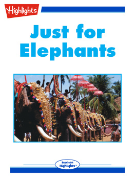 Santhini Govindan - Just for Elephants