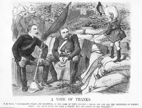 25 ff cartoon of 22 March 1879 congratulating the defenders of Rorkes Drift - photo 25