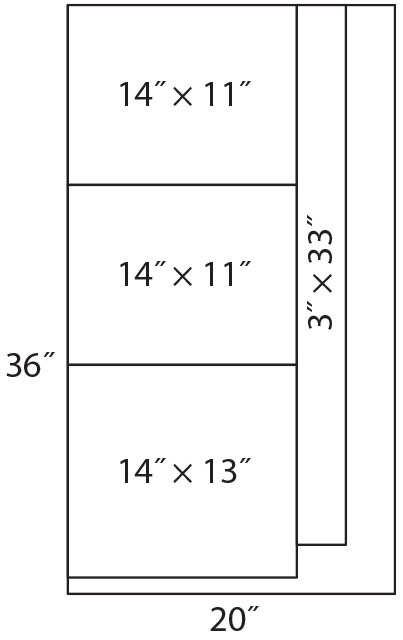 Messenger Bag Cut 1 piece 14 11 for front Cut 1 piece 14 11 for back Cut 1 - photo 4