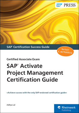 Aditya Lal - SAP Activate Project Management Certification Guide