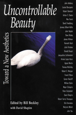 David Shapiro - Uncontrollable Beauty: Toward a New Aesthetics