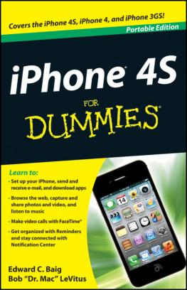 Edward C. Baig iPhone 4S for Dummies