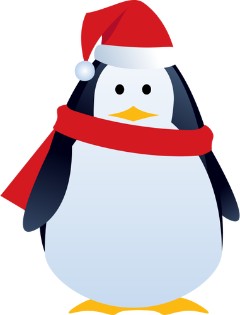 Big Christmas penguin Gran pingino de Navidad Blue Christmas ball Bola - photo 3