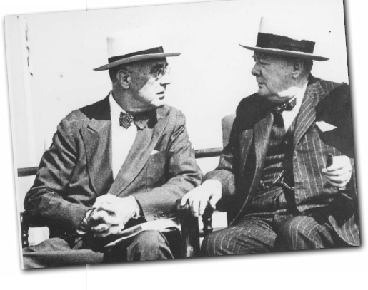 US President Franklin Roosevelt and British Prime Minister Winston Churchill - photo 6