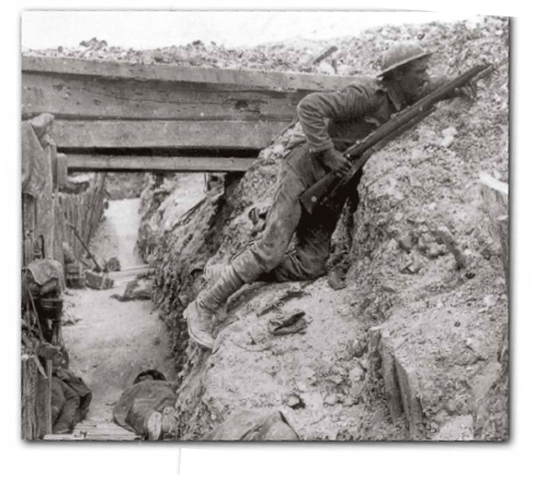 A British soldier keeps watch from a trench in France When Archduke Franz - photo 6