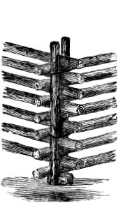 Fig 5STAKES IN ANGLES A FENCE OF STAKES AND RIDERS A very common method - photo 10