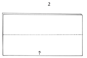 Fold in half again on the dotted line bringing the bottom fold to the top as - photo 9