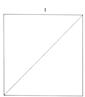 Open the napkin to full size Fold in half on the dotted line as in 2 - photo 15