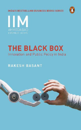 Rakesh Basant - The Black Box: Innovation and Public Policy in India