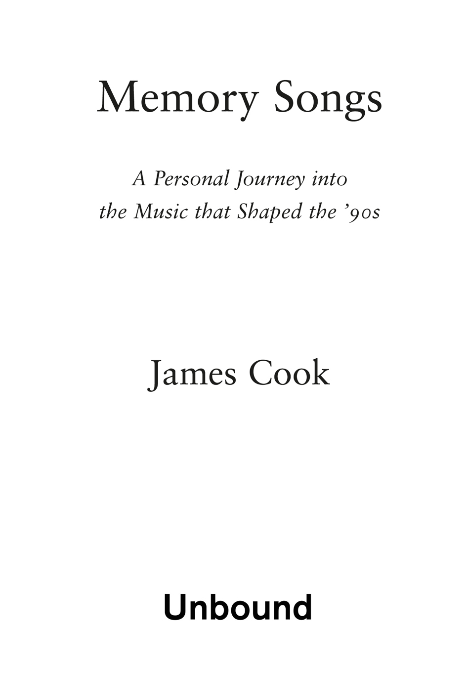 Originally a musician and songwriter James Cook released two albums with his - photo 1