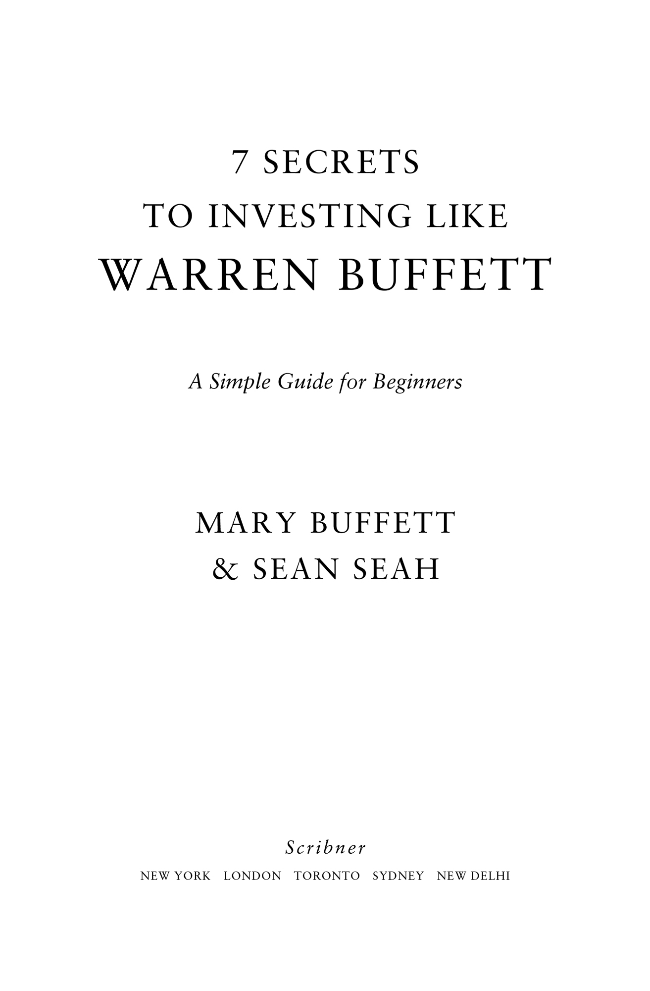 ALSO BY MARY BUFFETT WITH DAVID CLARK Warren Buffett Stock Portfolio Warren - photo 2