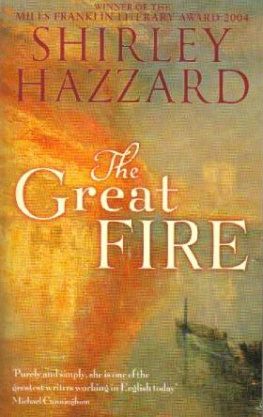 Shirley Hazzard - The Great Fire