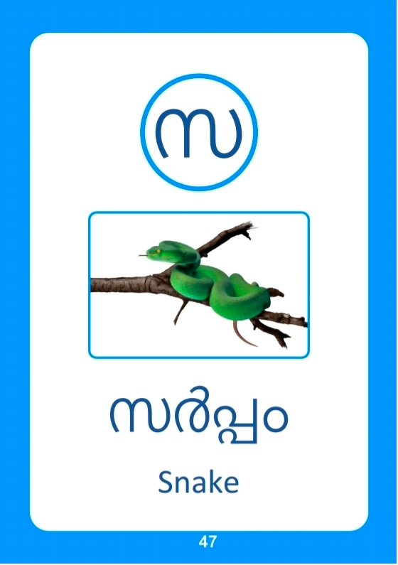 Learn Malayalam Alphabets Numbers - photo 43