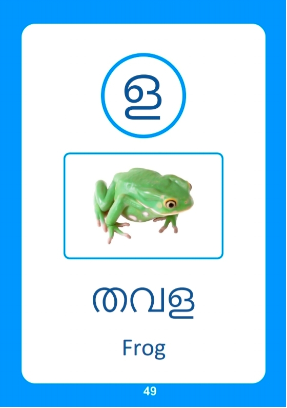 Learn Malayalam Alphabets Numbers - photo 45