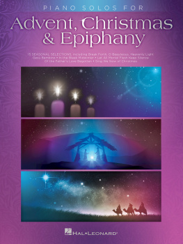 Hal Leonard Corp. - Piano Solos for Advent, Christmas & Epiphany