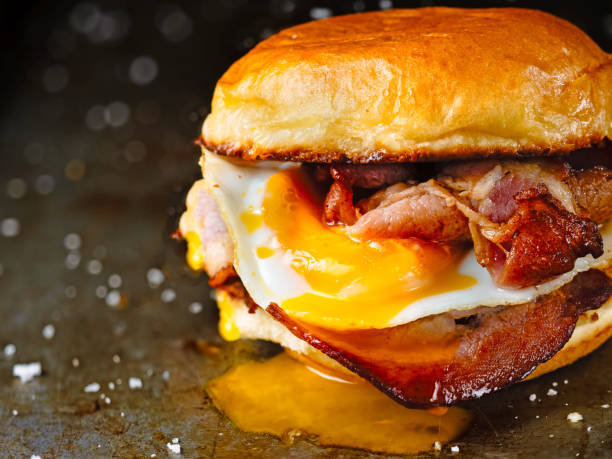 Ingredients - 8 slider buns - 8 slices of cooked bacon - 4 eggs - 4 slices of - photo 2