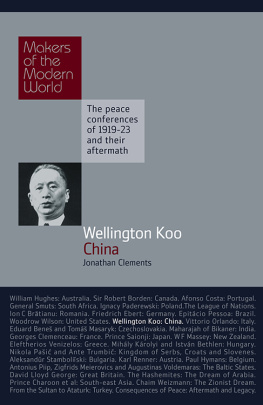 Jonathan Clements Wellington Koo: China