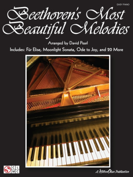Ludwig van Beethoven - Beethovens Most Beautiful Melodies (Songbook)