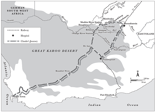 Map of Charlies war Drawn by Barry Levely Charlies diary Courtesy of - photo 3