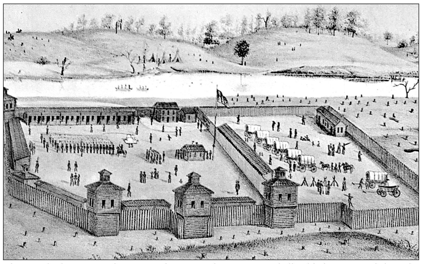 The army built Fort Hamilton of wood in 1791 The size of a football field the - photo 4