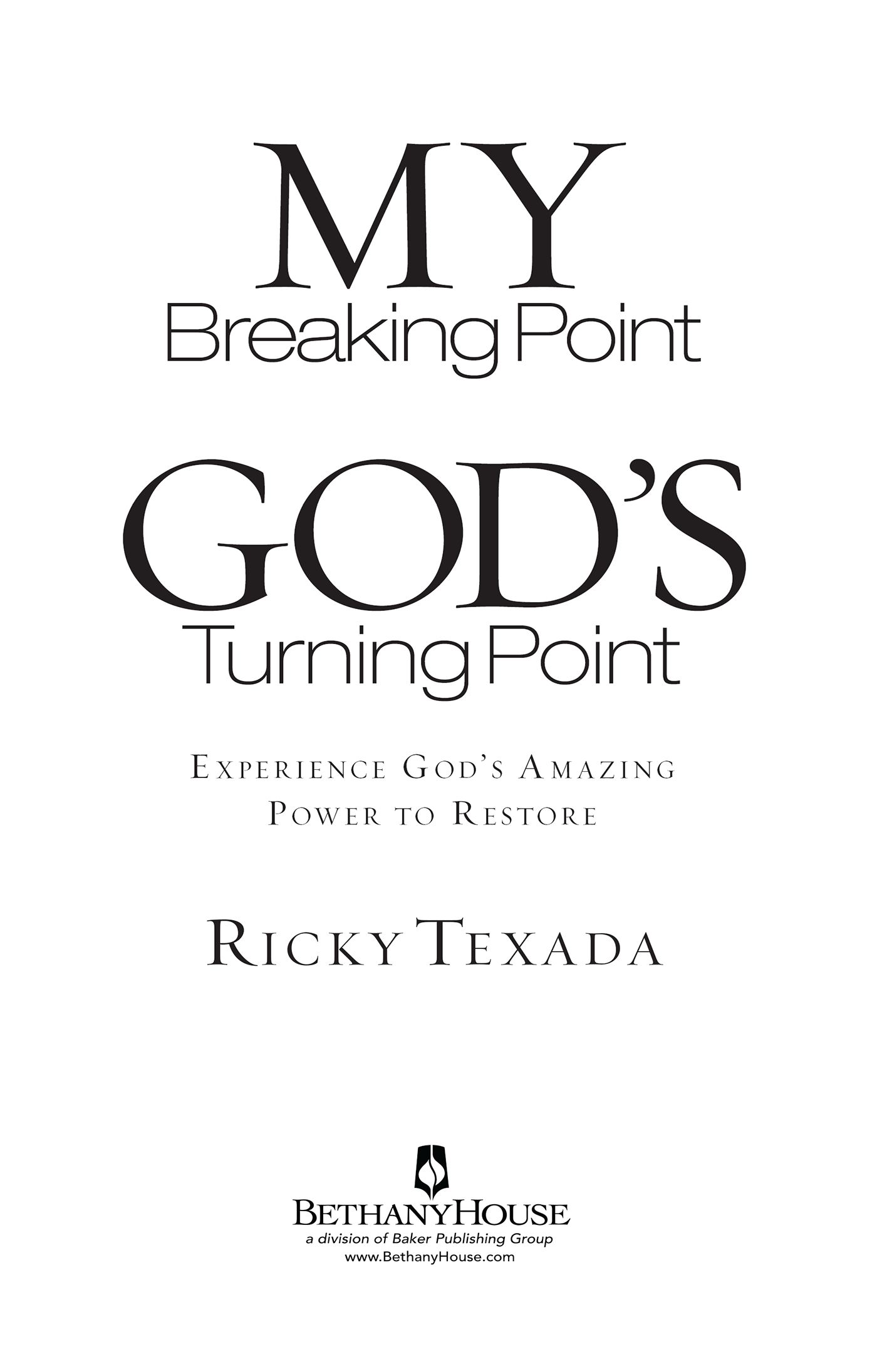 2014 Ricky Texada Published by Bethany House Publishers 11400 Hampshire Avenue - photo 1