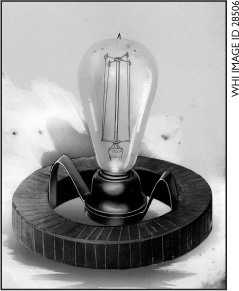 An early electric light bulb Great ideas were changing the world as these boys - photo 9