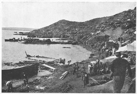 ANZAC COVE Photo by Lieut-Col Millard FIVE MONTHS AT ANZAC A NARRATIVE OF - photo 1