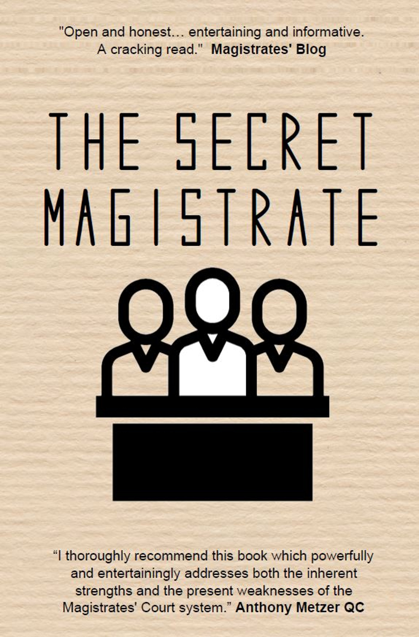 THE SECRET MAGISTRATE Secret Magistrate Table of Contents - photo 1