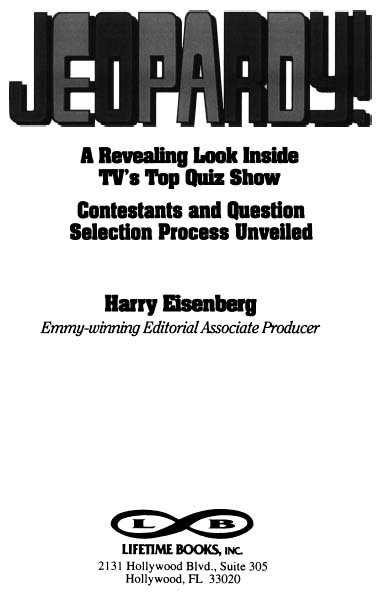 Copyright 1995 by Harry Eisenberg All rights reserved Published by Lifetime - photo 2