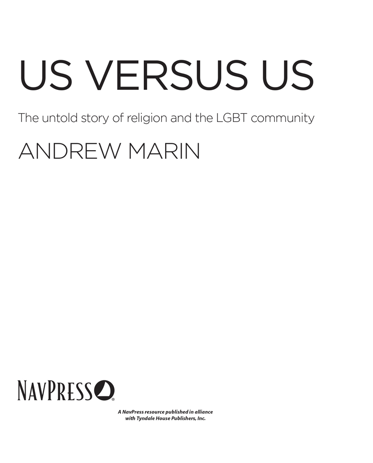Andrew Marin thickens the plot once again You can try to say LGBT people are - photo 2
