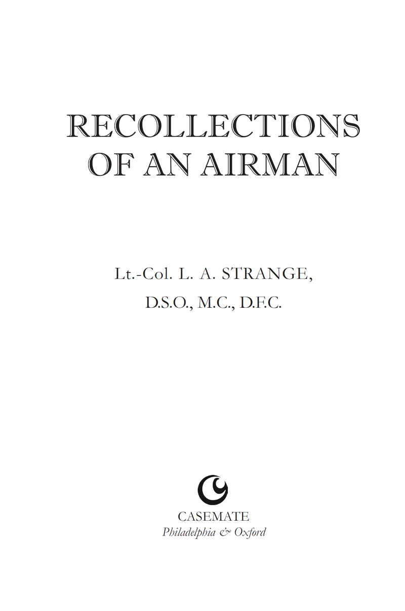 This edition of Recollections of an Airman is published in the United States of - photo 2