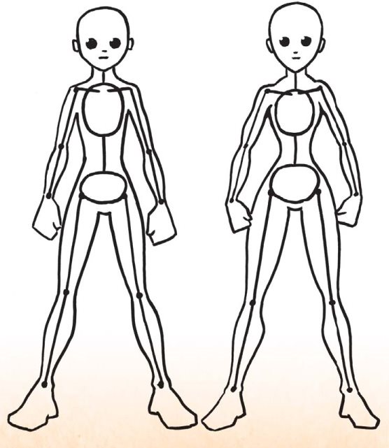 Study the construction of manga body types Build up to professional-quality - photo 7