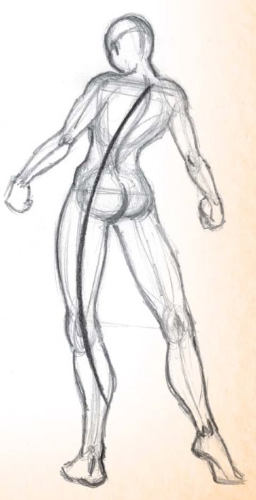 Draw figures with dynamic posture and proportions O ne of the great - photo 10