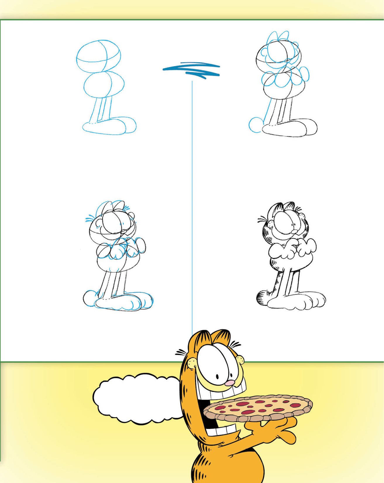 Standing Be sure to draw lots of pizza for me to eat Think of Garfields - photo 19