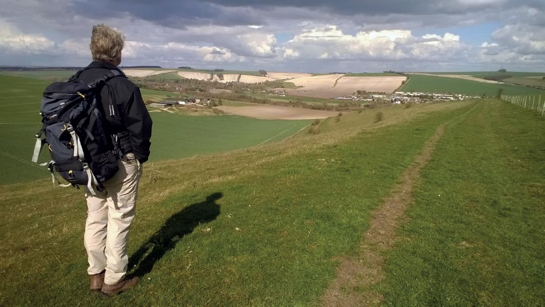 24th March Salisbury plain up ahead Only 500 miles to go Gina Waggott - photo 3