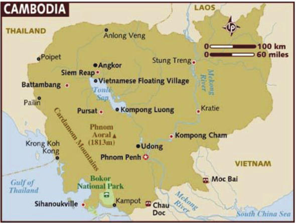 Figure 1 Map of Cambodia Reproduced with permission from the Lonely Planet - photo 3