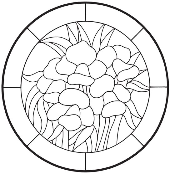 Circular Stained Glass Pattern Book 60 Full-Page Designs - photo 12