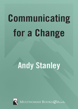 Andy Stanley Communicating for a Change