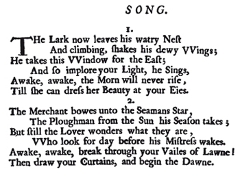 Davenants most anthologised poem from The Works of Sr William Davenant Kt - photo 3